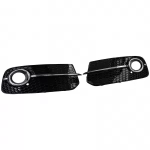 Honeycomb Grille Inserts Bumper Black Gloss for Audi Q5 8R 12-16