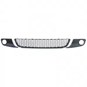 Honeycomb radiator grille without emblem + bumper grille GLOSSY for VW Golf 6 08-13
