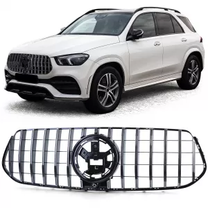Sport grille black gloss chrome for Mercedes GLE V167 Coupe C167 18-23