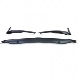 Front spoiler lip sport look black gloss for Mercedes C W205 S205 14-21