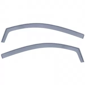 Wind deflector rain deflector wind protection black smoke for Fiat 500 500C 312 from 07