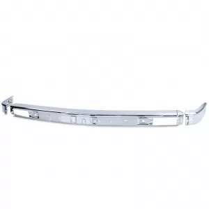 Set di paraurti anteriore cromato destro sinistro centrale per BMW Serie 3 E30 pre-facelift 82-87-image-6203928