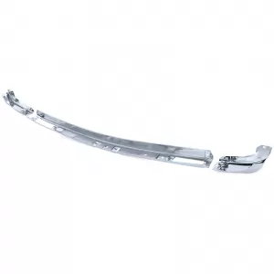 Set di paraurti anteriore cromato destro sinistro centrale per BMW Serie 3 E30 pre-facelift 82-87-image-6203933