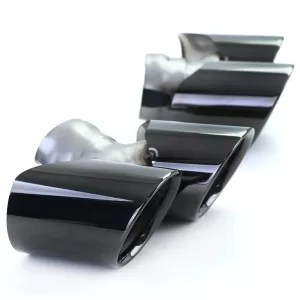 Terminali di scarico a doppio tubo neri adatti per Porsche 911 991.2 15-19 3.0 370CV-image-6203958