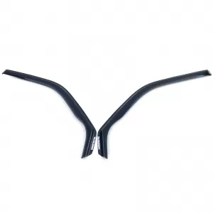 Wind deflector rain guard wind protection black smoke for VW Bus T5 T6 from 03