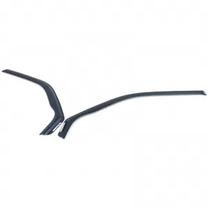 Wind deflector rain guard wind protection black smoke for VW Bus T5 T6 from 03