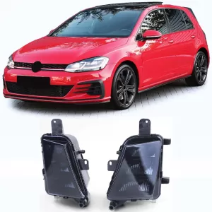 image-9-LED Nebelscheinwerfer schwarz rauchig rechts links geeignet für VW Golf 7 GTI GTD 5G1 13-20