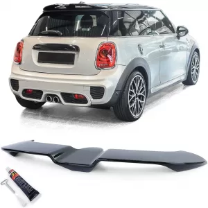 Roof rear spoiler black gloss fits Mini One Cooper F56 from 2014