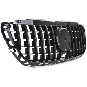 Griglia anteriore sportiva nera lucida adatta per Mercedes Sprinter W907 910 dal 18-image-6204014