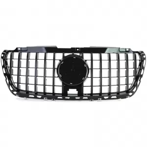Griglia anteriore sportiva nera lucida adatta per Mercedes Sprinter W907 910 dal 18-image-6204015