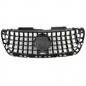 Griglia anteriore sportiva nera lucida adatta per Mercedes Sprinter W907 910 dal 18-image-6204019