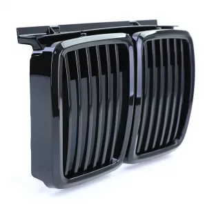 Sport front grille gloss black for 3 Series BMW E30 1982-1994