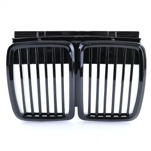 Sport front grille gloss black for 3 Series BMW E30 1982-1994