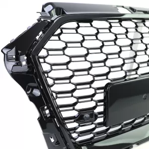 Sport grille honeycomb black gloss for Audi A3 8V 16-20 without ACC