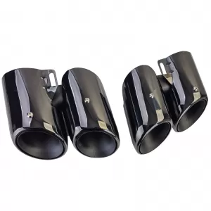 Terminali di scarico doppi neri adatti per Porsche Panamera 971 243kW 330CV-image-6204124