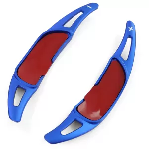 Paddle shifter extension aluminum blue for Mercedes AMG GLA35 45 GLS53 GLS63 X166