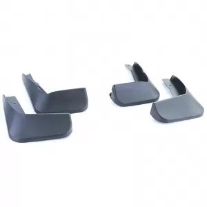 Mud flap set front and rear black for VW Polo 5 facelift 6C from 14-17