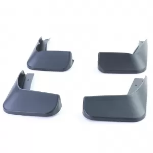 Mud flap set front and rear black for VW Polo 5 facelift 6C from 14-17
