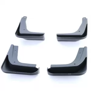 Mud flap set front and rear black for VW Polo 5 facelift 6C from 14-17