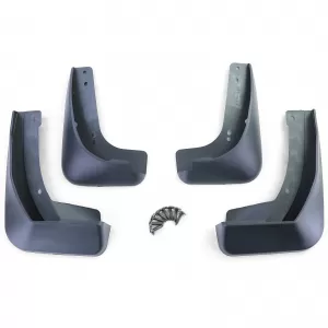 Mud flap set front and rear black for VW Touran 2 5T pre-facelift 15-21