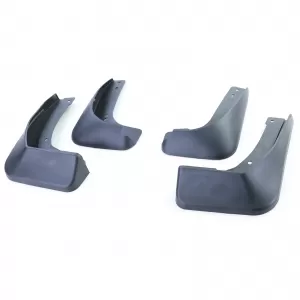 Mud flap set front and rear black for VW Touran 2 5T pre-facelift 15-21