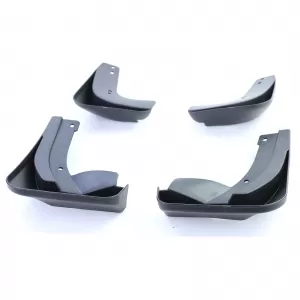 Mud flap set front and rear black for VW Touran 2 5T pre-facelift 15-21
