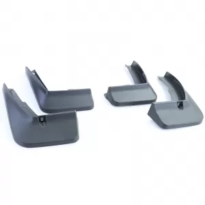 Mud flaps set front and rear black for VW T-Cross C1 from 18