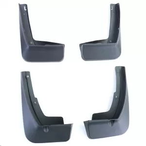 Mud flaps set front and rear black for VW T-Cross C1 from 18