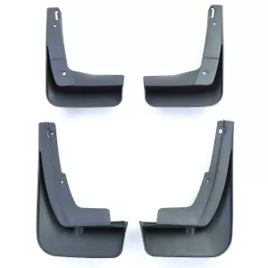 Mud flaps set front and rear black for VW T-Cross C1 from 18
