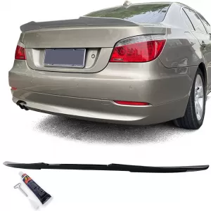 Rear spoiler ducktail black gloss suitable for 5 Series BMW E60 sedan 03-10