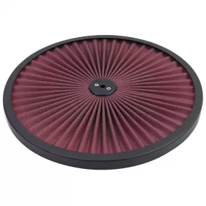 Capac de filtru de aer de 14 inch Super Stream negru roșu, potrivit pentru Chevrolet Ford mașini din SUA