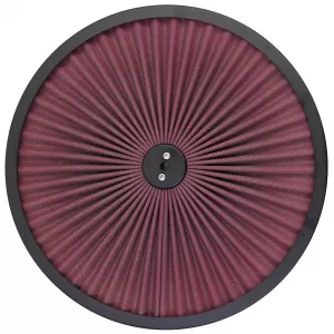 Capac de filtru de aer de 14 inch Super Stream negru roșu, potrivit pentru Chevrolet Ford mașini din SUA-image-6204291