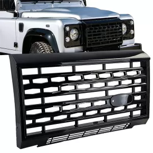 image-59-Hűtőrács fényes fekete Land Rover Defender LD 90 110 2007-2015