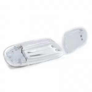 LED side indicators clear glass chrome for Mini One Cooper S F55 F56 F57 2014-2021