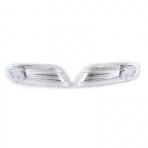LED side indicators clear glass chrome for Mini One Cooper S F55 F56 F57 2014-2021