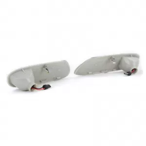 LED side indicators clear glass chrome for Mini One Cooper S F55 F56 F57 2014-2021
