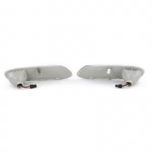 LED side indicators clear glass chrome for Mini One Cooper S F55 F56 F57 2014-2021