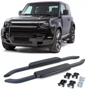 image-36-Oldalfellépő küszöb alumínium fekete Land Rover Defender L663 90 2019-