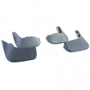 Mud flaps set front and rear black for VW Passat B6 3C 05-10