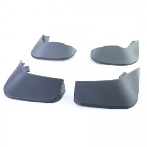 Mud flaps set front and rear black for VW Passat B6 3C 05-10
