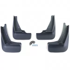 Mud flap set front and rear black for VW Tiguan X without R-Line from 20