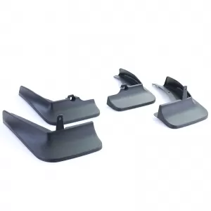Mud flap set front and rear black for VW Tiguan X without R-Line from 20