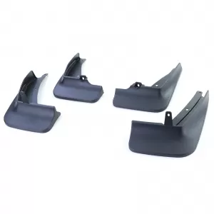 Mud flap set front and rear black for VW Tiguan X without R-Line from 20