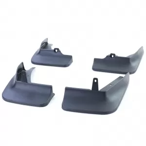 Mud flap set front and rear black for VW Tiguan X without R-Line from 20