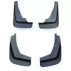 Mud flap set front and rear black for VW Tiguan X without R-Line from 20