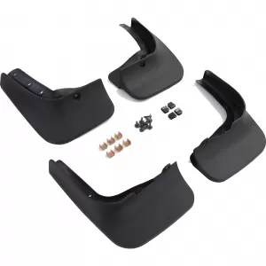 Set de apărători de noroi față și spate, negre, potrivite pentru VW Sharan 7N 10-22-image-6204567