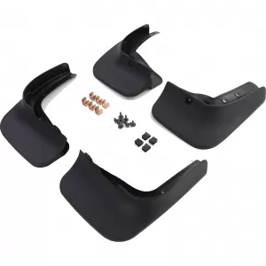 Set de apărători de noroi față și spate, negre, potrivite pentru VW Sharan 7N 10-22-image-6204568