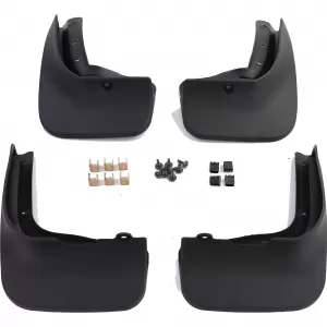 Set de apărători de noroi față și spate, negre, potrivite pentru VW Sharan 7N 10-22-image-6204574