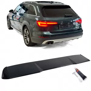 Rear spoiler Performance Black Gloss fits Audi A4 B8 allroad 09-16
