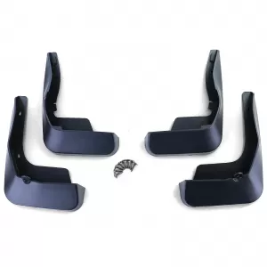 Mud flap set front and rear black for Peugeot 308 T9 pre-facelift 13-16